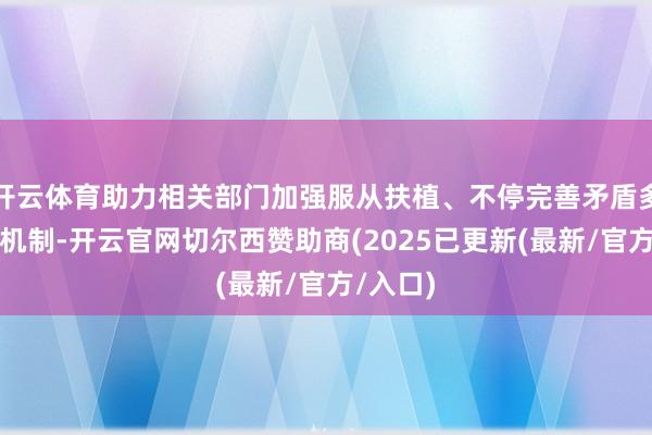 开云体育助力相关部门加强服从扶植、不停完善矛盾多元化解机制-开云官网切尔西赞助商(2025已更新(最新/官方/入口)